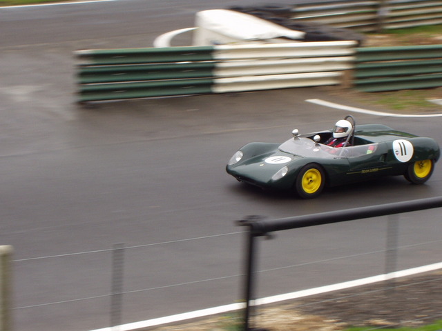 Andy in a Lotus 23c at Cadwell